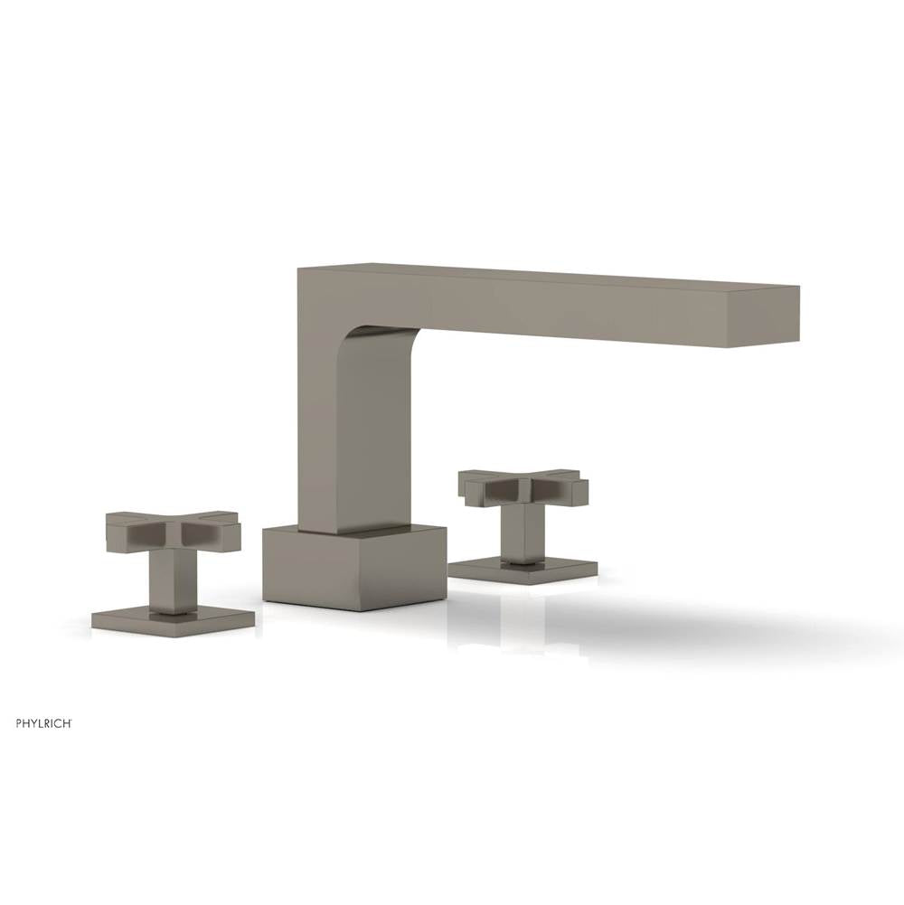 Phylrich - CROI - Deck Tub Set - Cross Handles - Pewter
