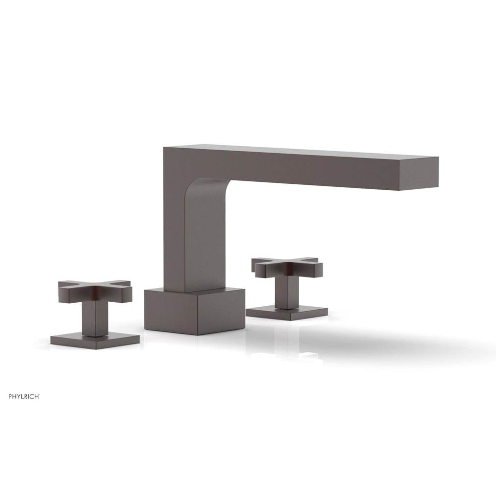 Phylrich - CROI - Deck Tub Set - Cross Handles - Weathered Copper
