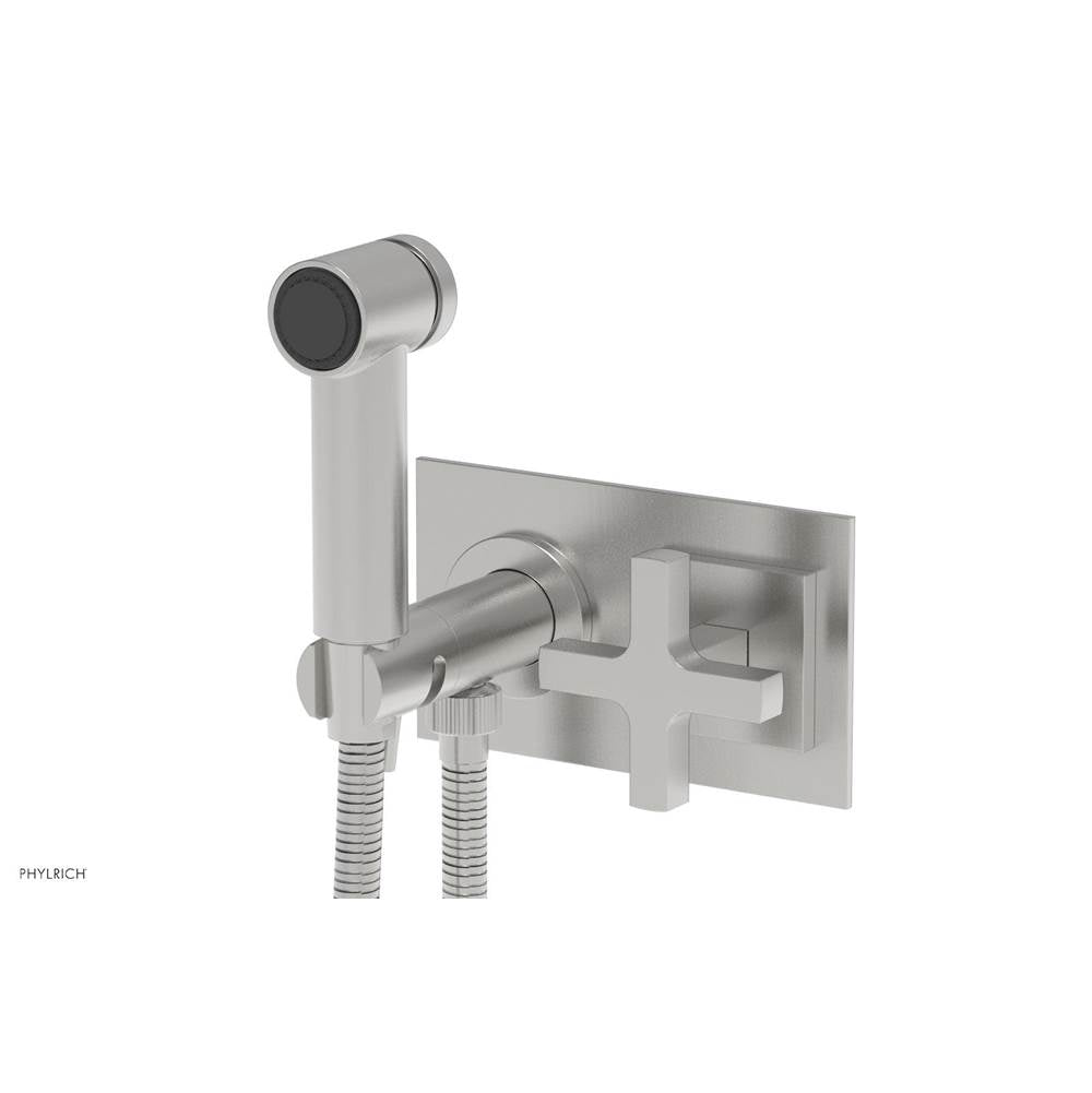 Phylrich - CROI - Wall Mounted Bidet - Cross Handle - Satin chrome