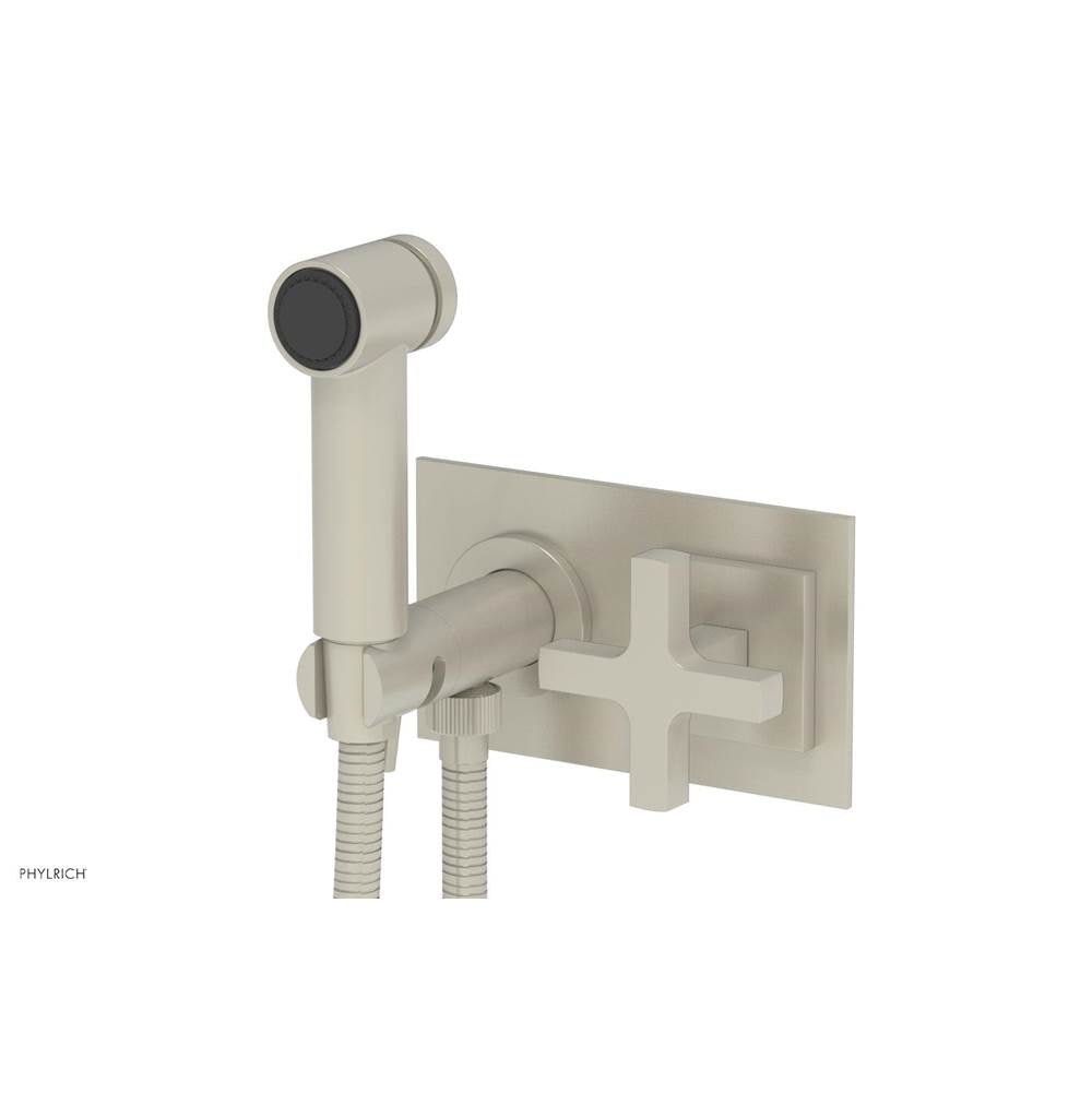Phylrich - CROI - Wall Mounted Bidet - Cross Handle - Burnished Nickel