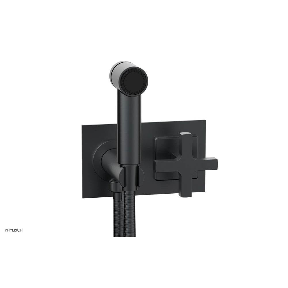 Phylrich - CROI - Wall Mounted Bidet - Cross Handle - Gun Metal