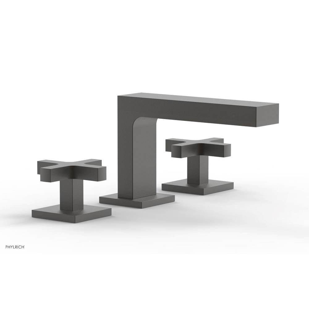 Phylrich - CROI - Widespread Faucet - Low Spout Cross Handles - Oil Rubbed Bronze
