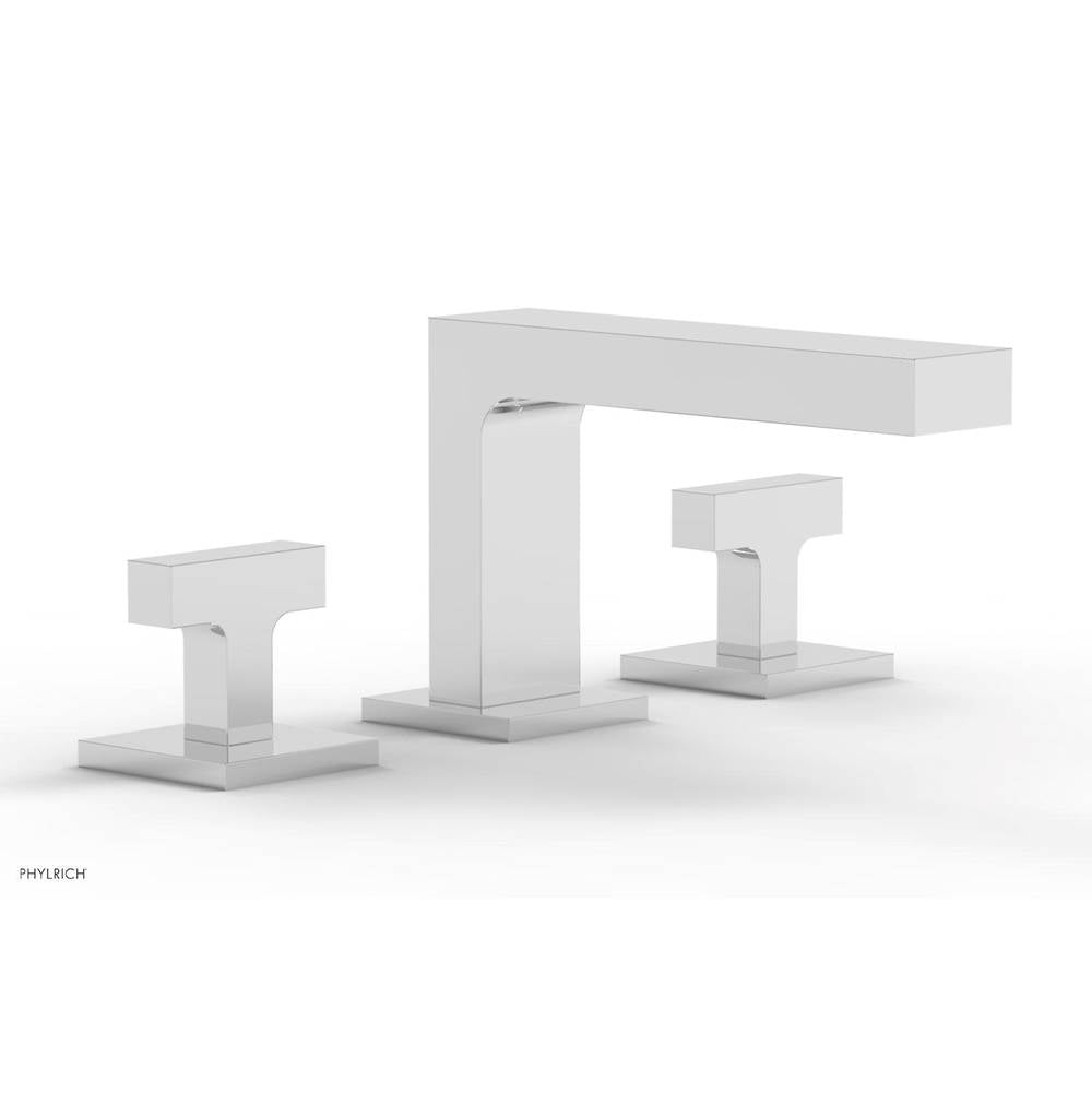 Phylrich - CROI - Widespread Faucet - Low Spout Lever Handles - Polished Chrome