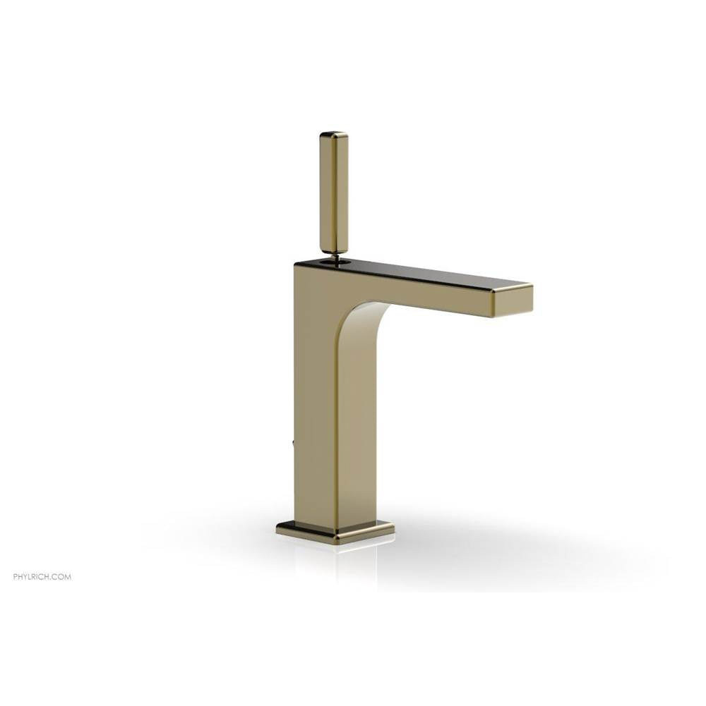 Phylrich - MIX Single Hole Lavatory Faucet Blade Handle 6-3/4'' Height 290-06 - Antique Brass