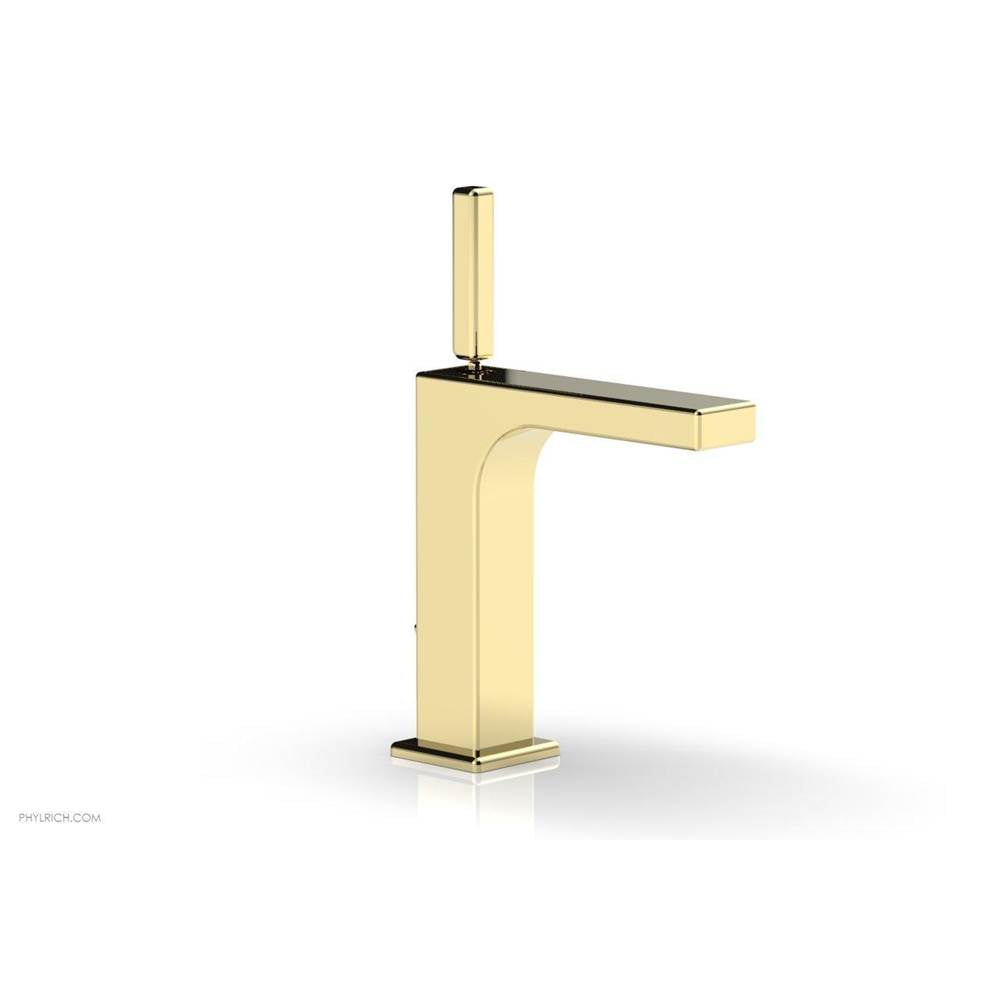 Phylrich - MIX Single Hole Lavatory Faucet Blade Handle 6-3/4'' Height 290-06 - French Brass