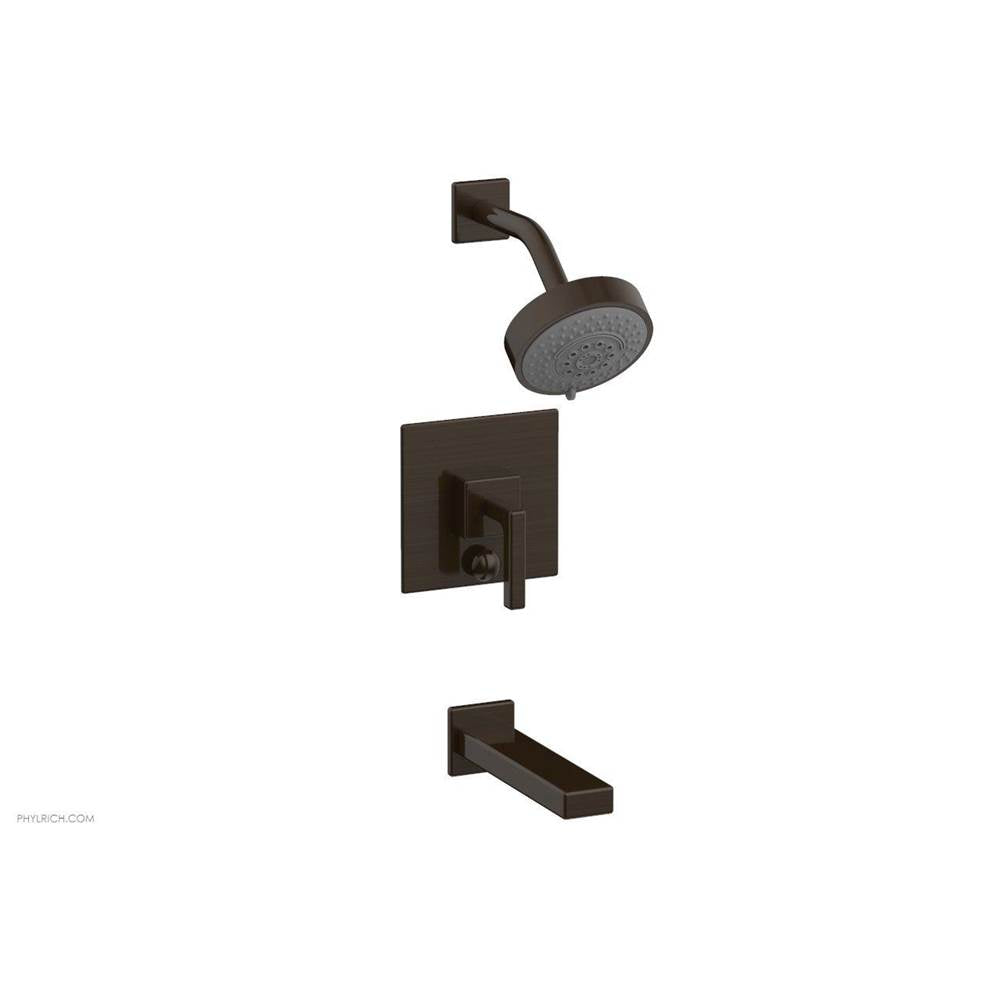 Phylrich - MIX Pressure Balance Tub and Shower Set - Lever Handle 290-27 - Antique Bronze