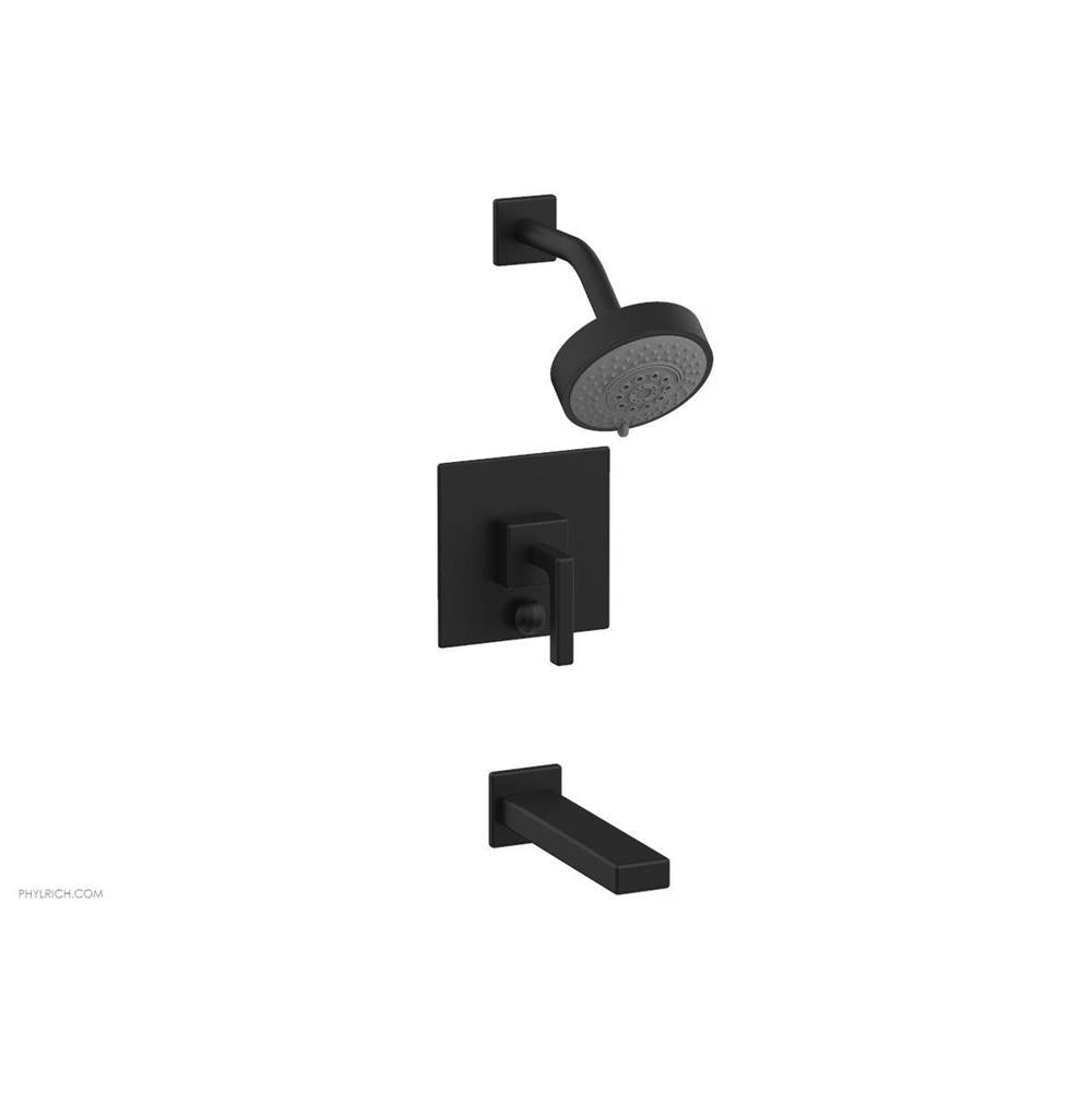 Phylrich - MIX Pressure Balance Tub and Shower Set - Lever Handle 290-27 - Satin Brass