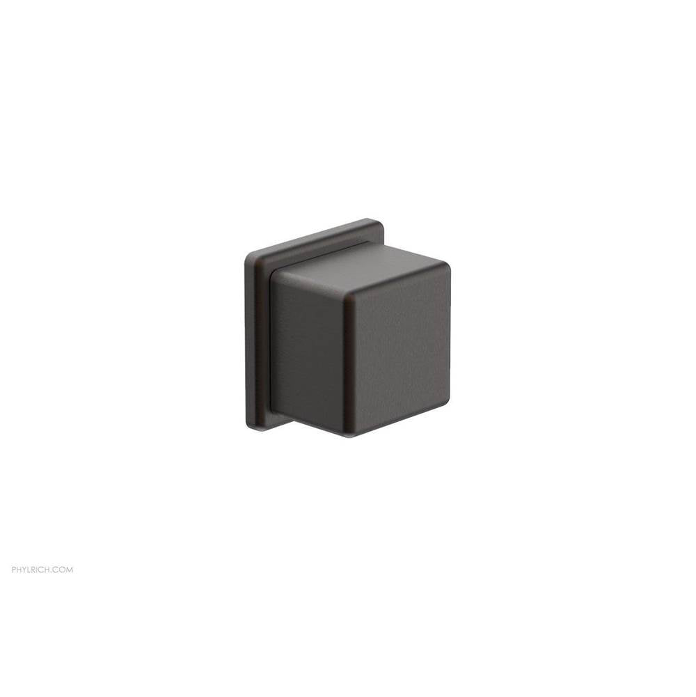 Phylrich - MIX Volume Control/Diverter Trim - Cube Handle 290-38 - Polished Chrome
