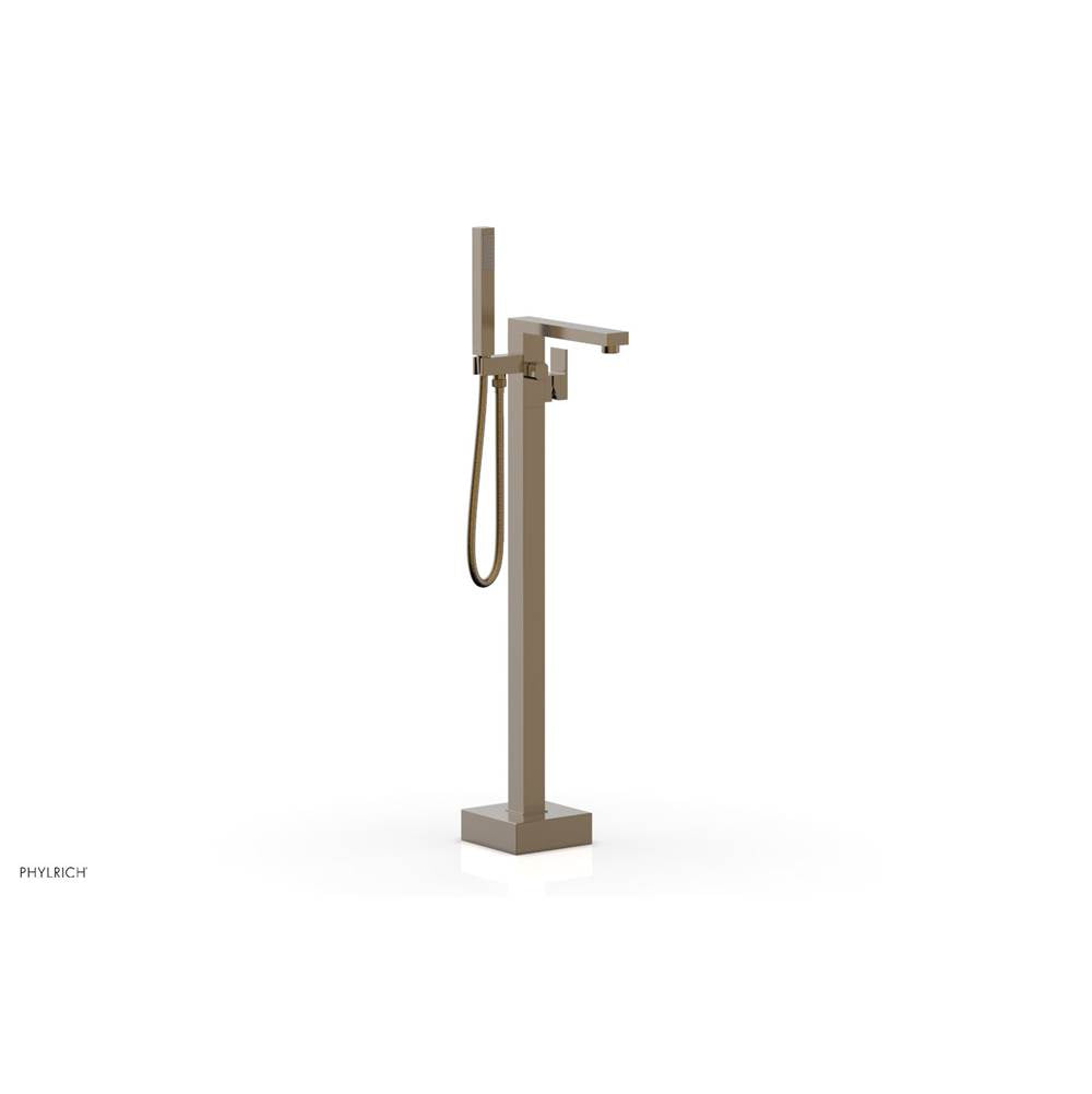 Phylrich - Floor Mt Tub Filler Square - Antique Brass