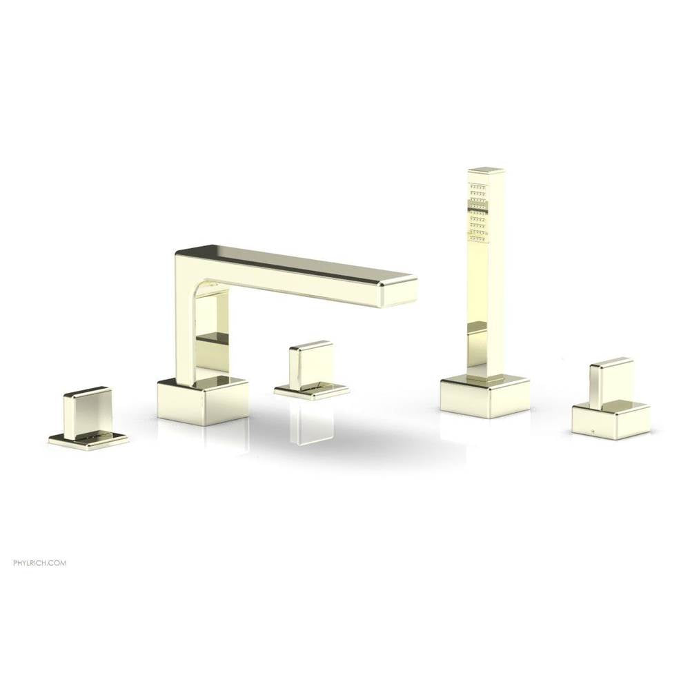 Phylrich - Deck Tub W H/S, Blade - Burnished Nickel