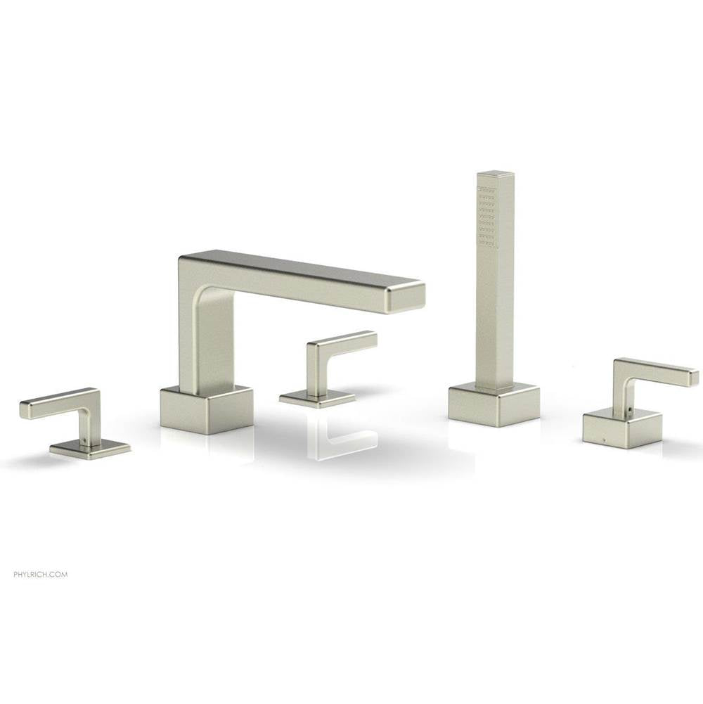 Phylrich - Deck Tub W H/S, Lever - Satin Nickel
