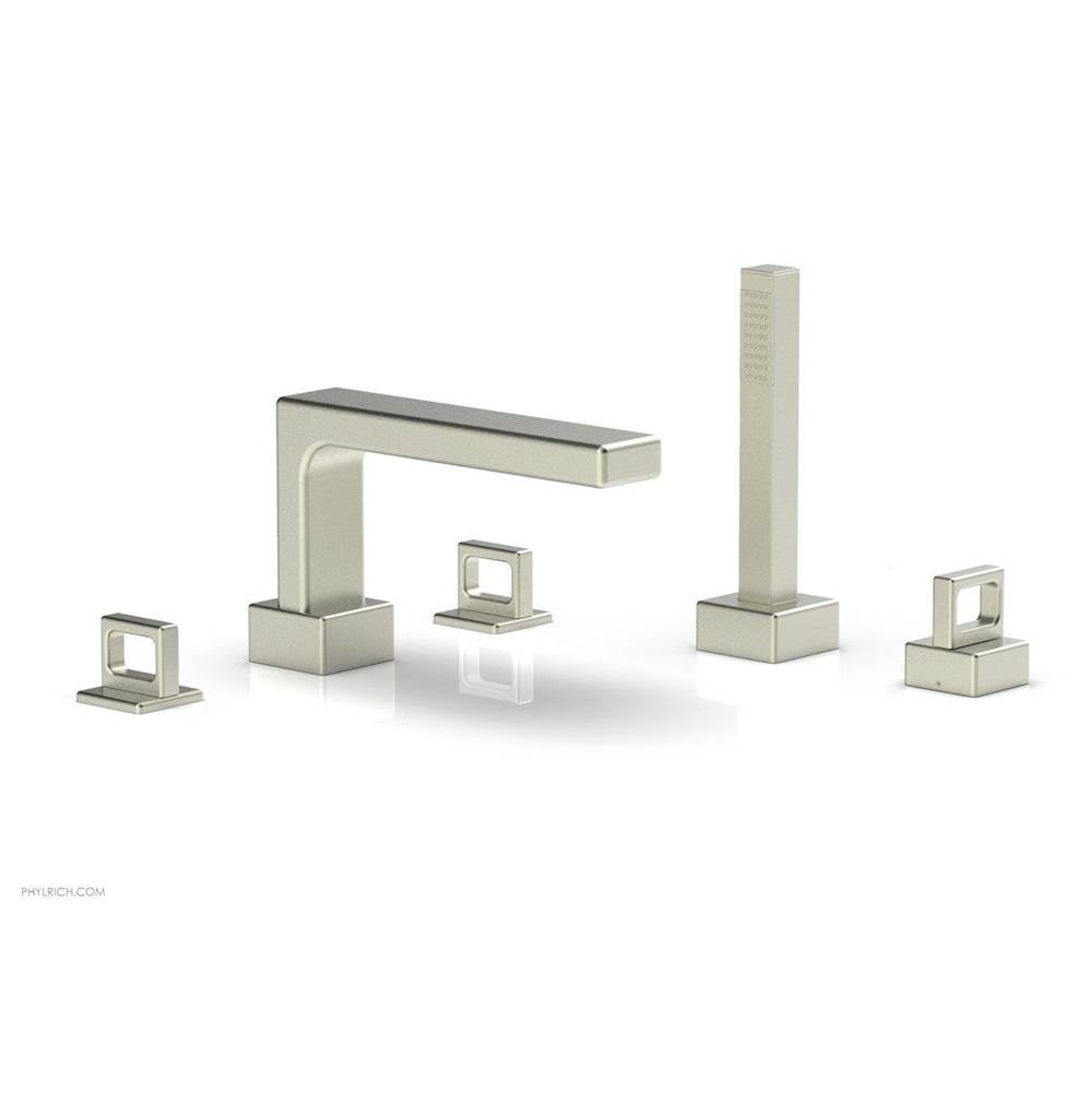 Phylrich - Deck Tub W H/S, Ring - Satin Nickel
