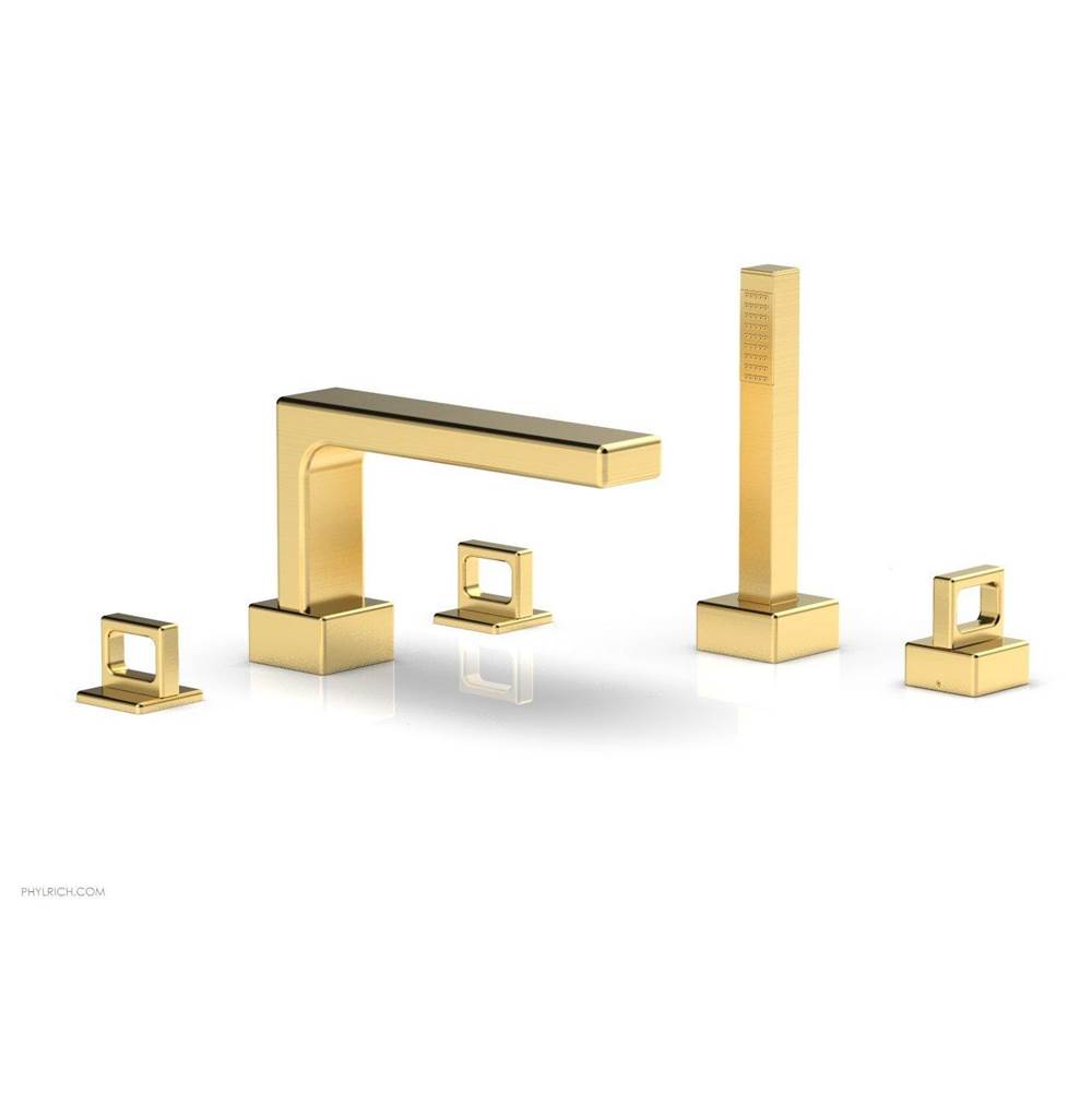 Phylrich - Deck Tub W H/S, Ring - Satin Gold