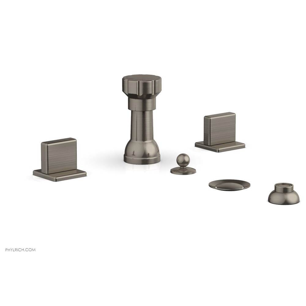 Phylrich - 4 Hole Bidet Blade Hdl - Pewter