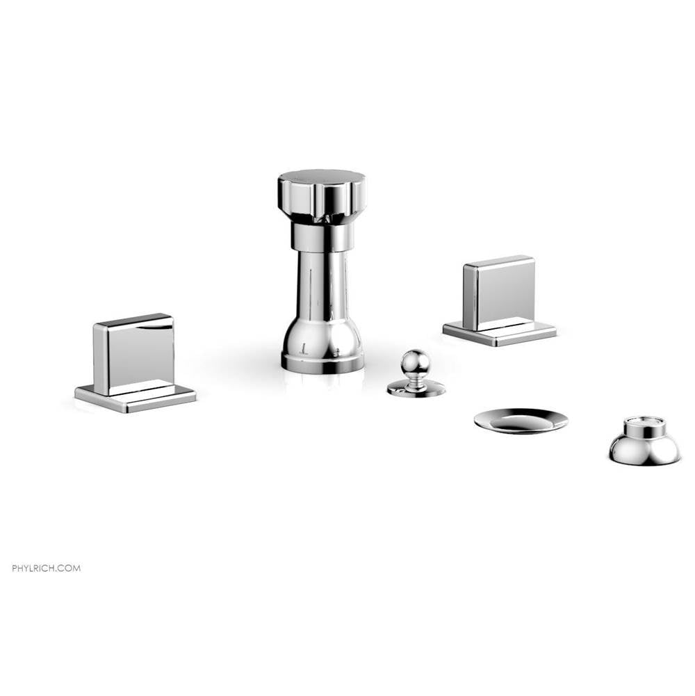 Phylrich - 4 Hole Bidet Blade Hdl - Polished Chrome