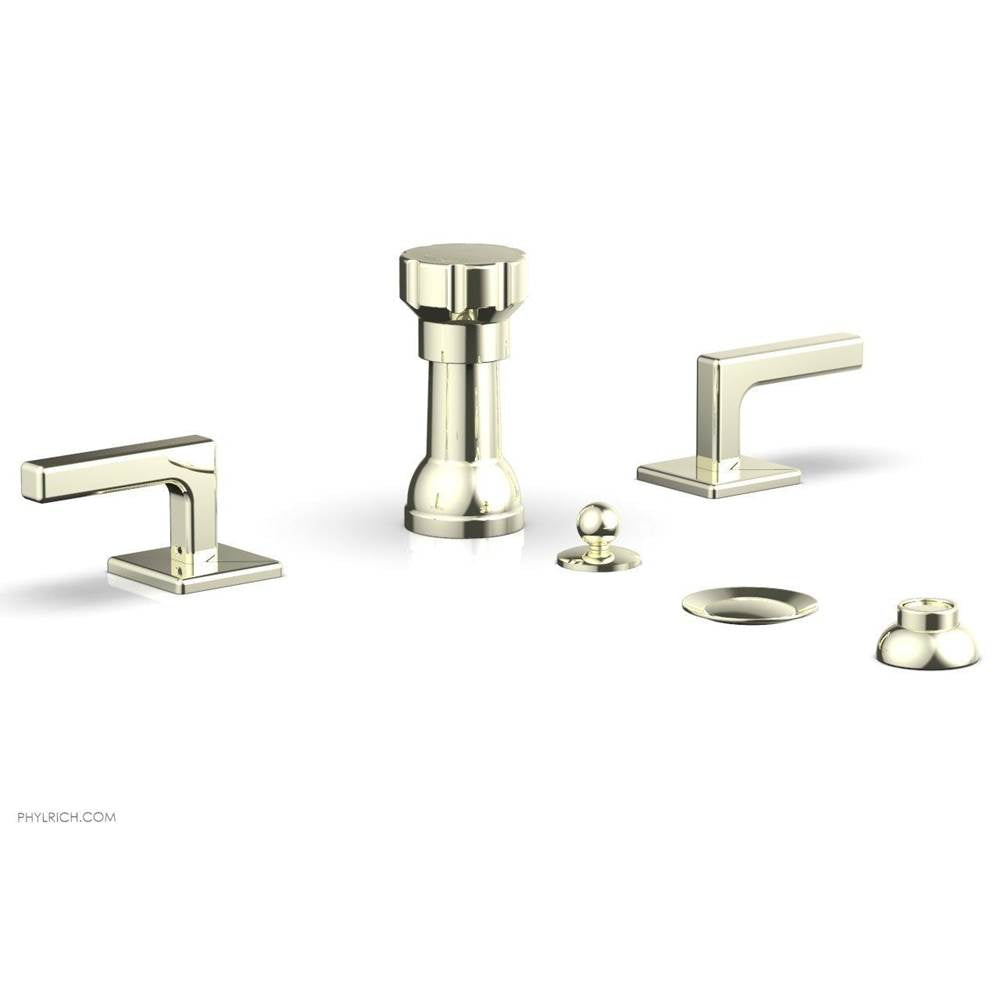 Phylrich - 4 Hole Bidet Lever Hdl - Burnished Nickel