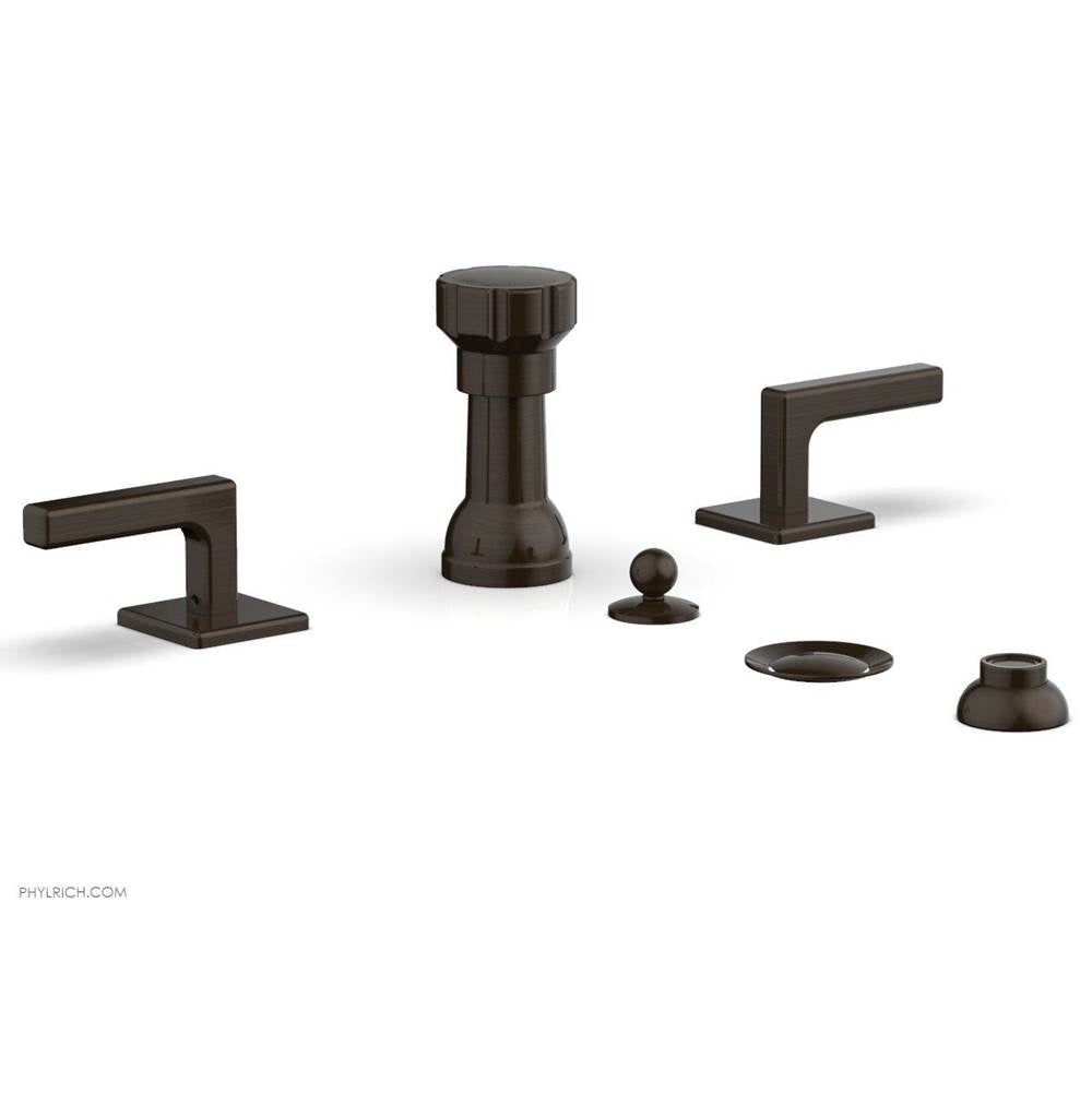 Phylrich - 4 Hole Bidet Lever Hdl - Antique Bronze