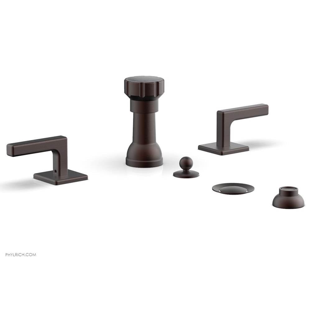 Phylrich - 4 Hole Bidet Lever Hdl - Weathered Copper