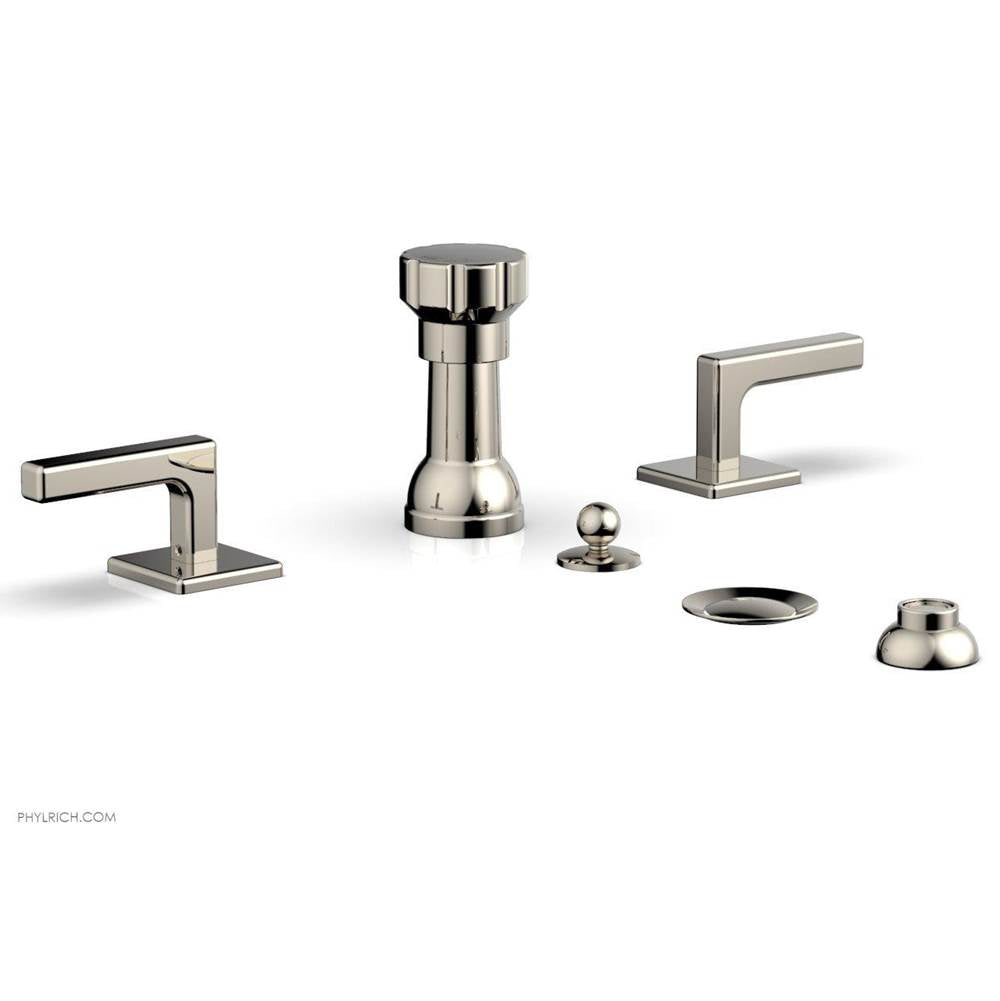 Phylrich - 4 Hole Bidet Lever Hdl - Polished Nickel