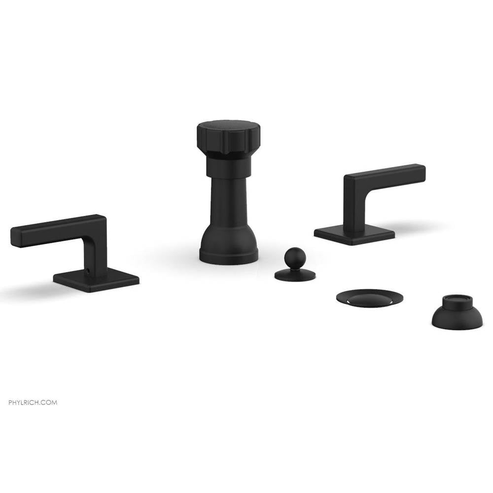 Phylrich - 4 Hole Bidet Lever Hdl - Matte Black