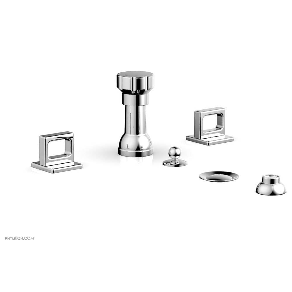 Phylrich - 4 Hole Bidet Ring Hdl - Polished Chrome