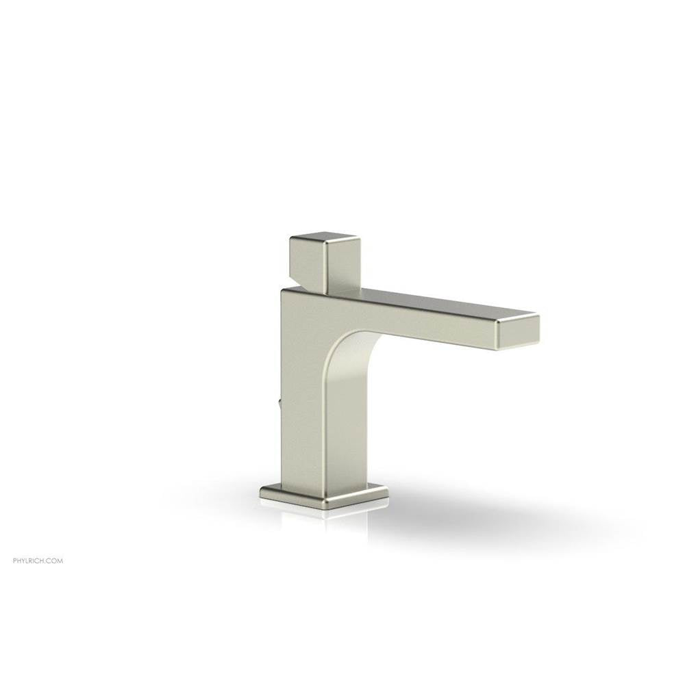 Phylrich - MIX Single Hole Lavatory Faucet Cube Handle 4-3/4'' Height 290L-08 - French Brass