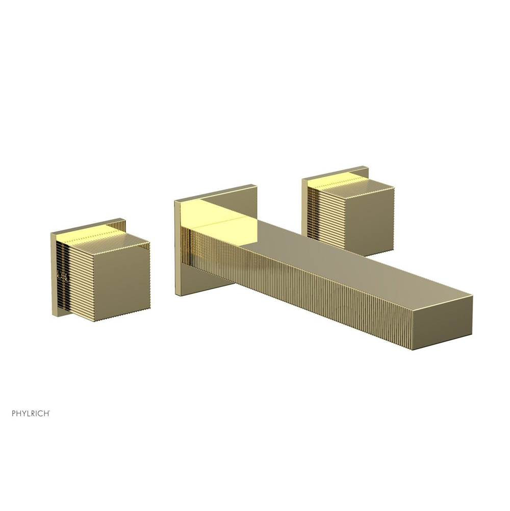 Phylrich - STRIA Wall Lavatory Set 291-14 - Polished Brass
