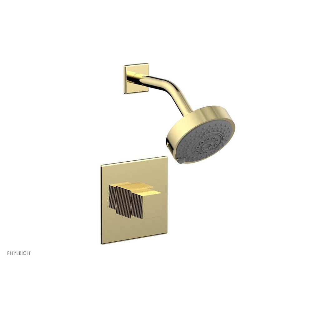Phylrich - STRIA Pressure Balance Shower Set 291-24 - Polished Brass