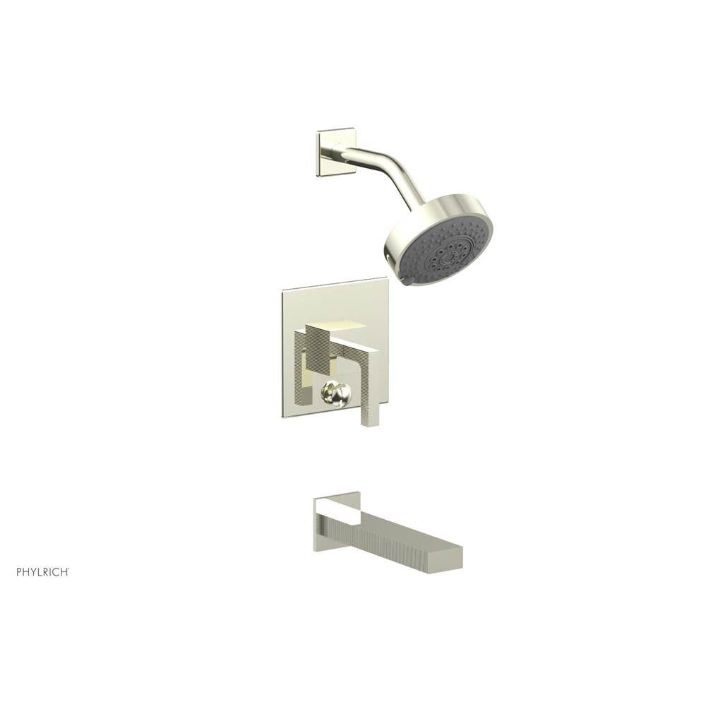 Phylrich - STRIA Pressure Balance Tub and Shower Set 291-27 - Burnished Nickel
