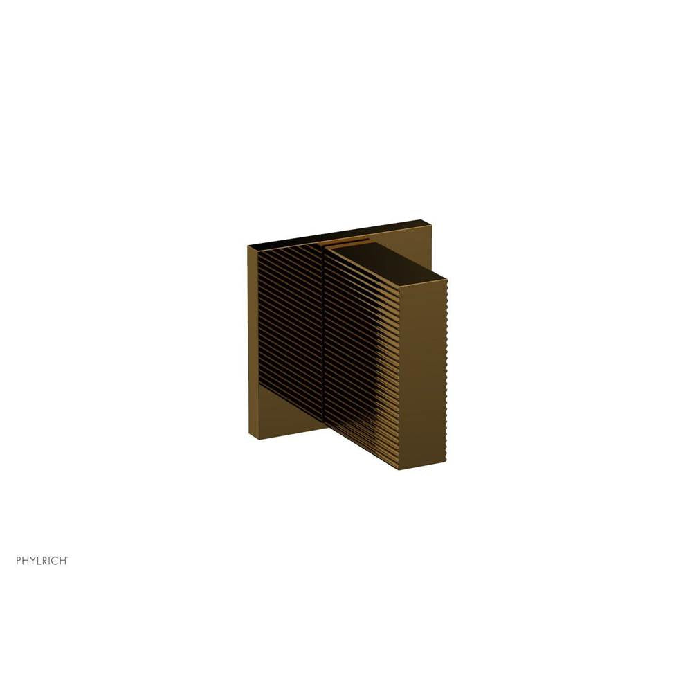 Phylrich - STRIA Volume Control/Diverter Trim Blade Handle 291-35 - Polished Gold