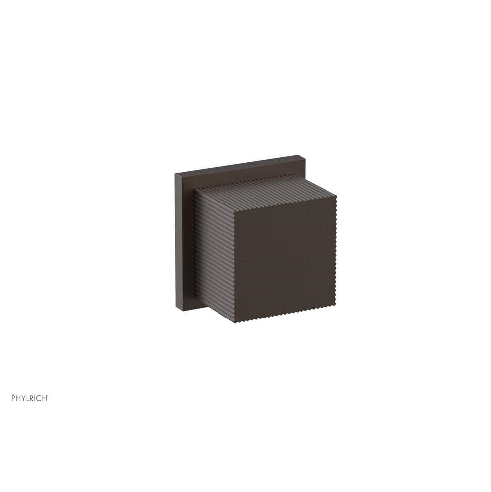 Phylrich - STRIA Volume Control/Diverter Trim Cube Handle 291-38 - Oil Rubbed Bronze