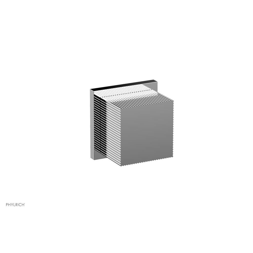 Phylrich - STRIA Volume Control/Diverter Trim Cube Handle 291-38 - Polished Chrome