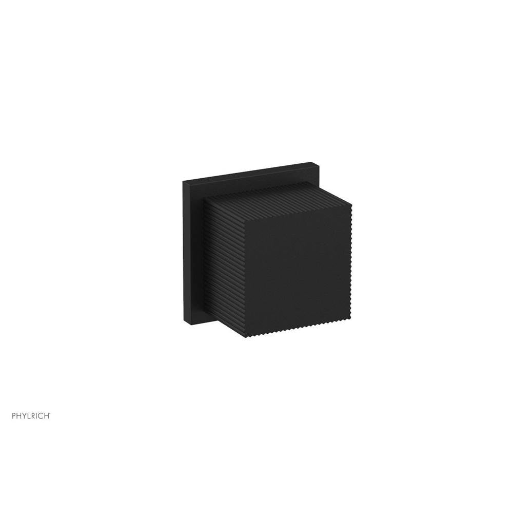 Phylrich - STRIA Volume Control/Diverter Trim Cube Handle 291-38 - Satin Nickel