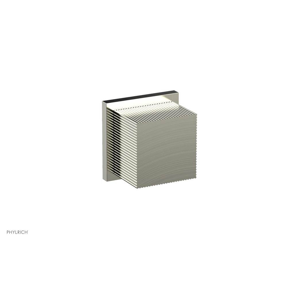 Phylrich - STRIA Volume Control/Diverter Trim Cube Handle 291-38 - Polished Brass