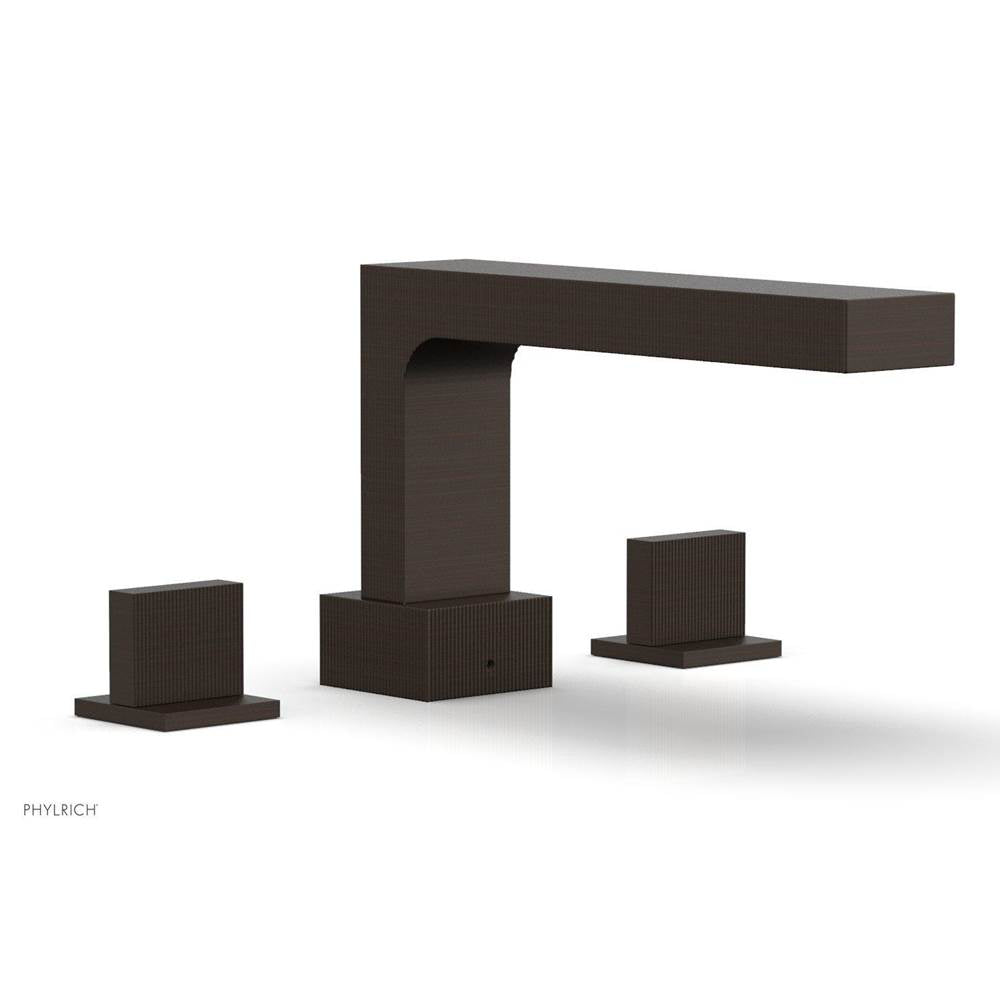 Phylrich - STRIA Deck Tub Set Blade Handles 291-40 - Antique Bronze