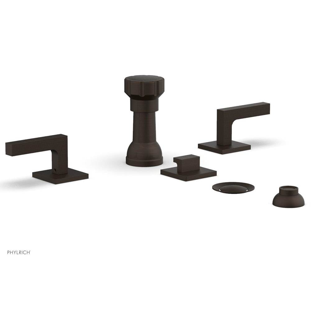 Phylrich - 4 Hole Bidet Set, Lever - Antique Bronze