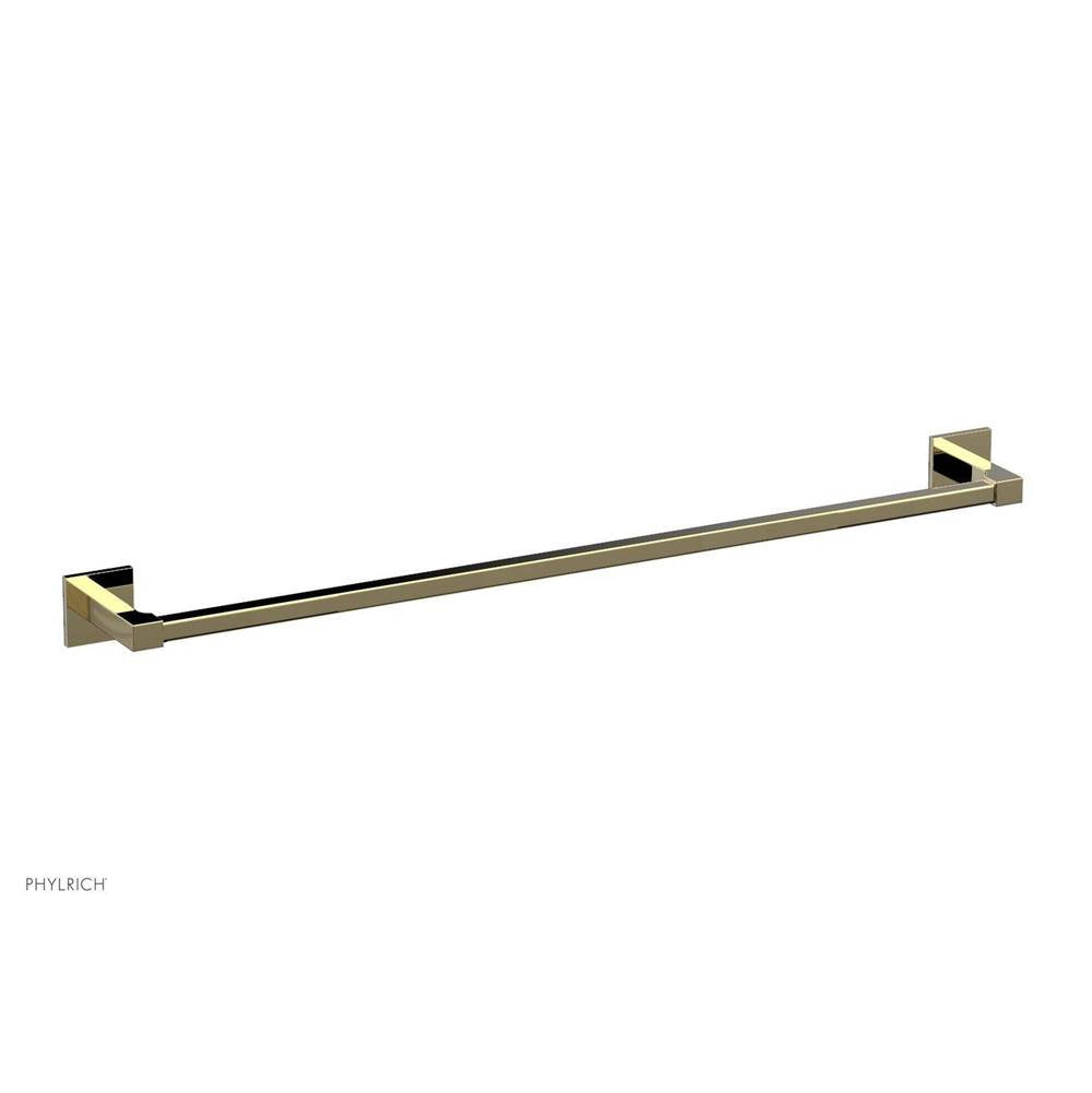 Phylrich - STRIA Towel Bar 291-72 - Polished Brass Uncoated