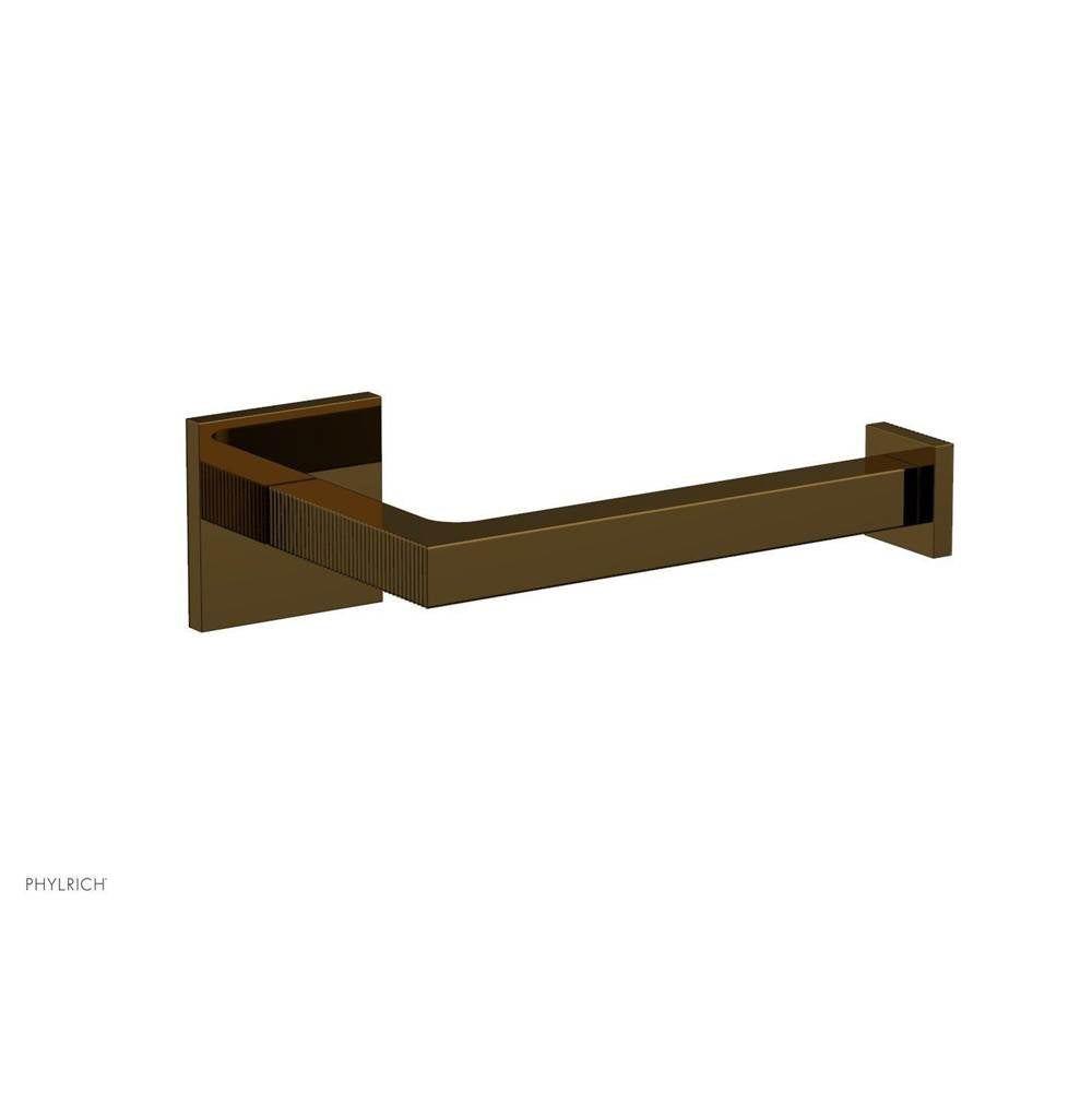 Phylrich - STRIA Single Post Paper Holder 291-74 - French Brass