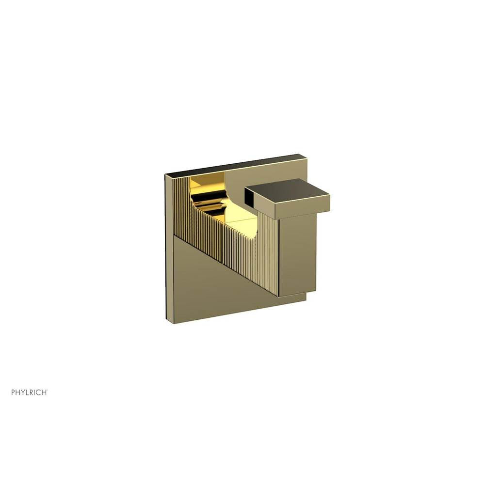 Phylrich - STRIA Robe Hook 291-76 - Polished Brass