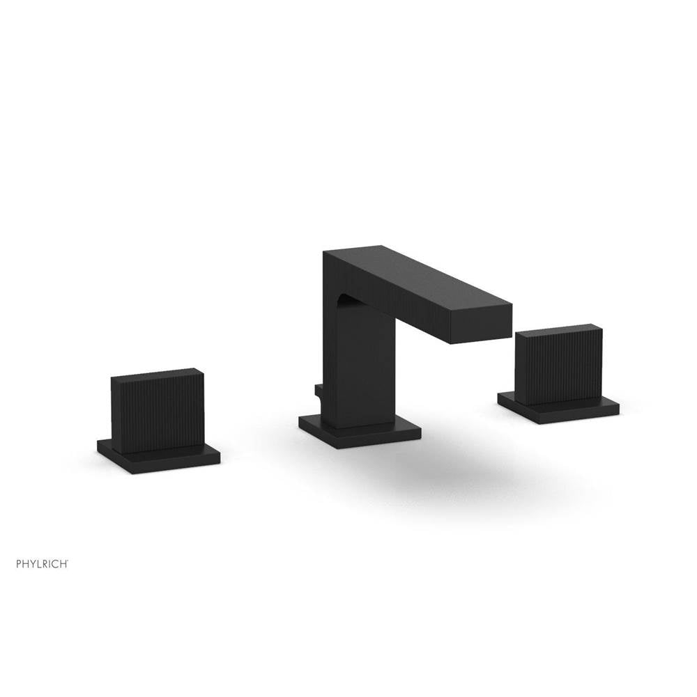 Phylrich - STRIA Widespread Faucet Blade Handles 291L-01 - Matte Black