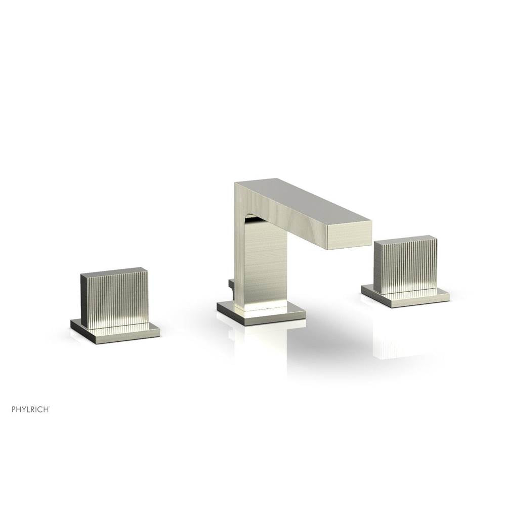 Phylrich - STRIA Widespread Faucet Blade Handles 291L-01 - Satin Nickel