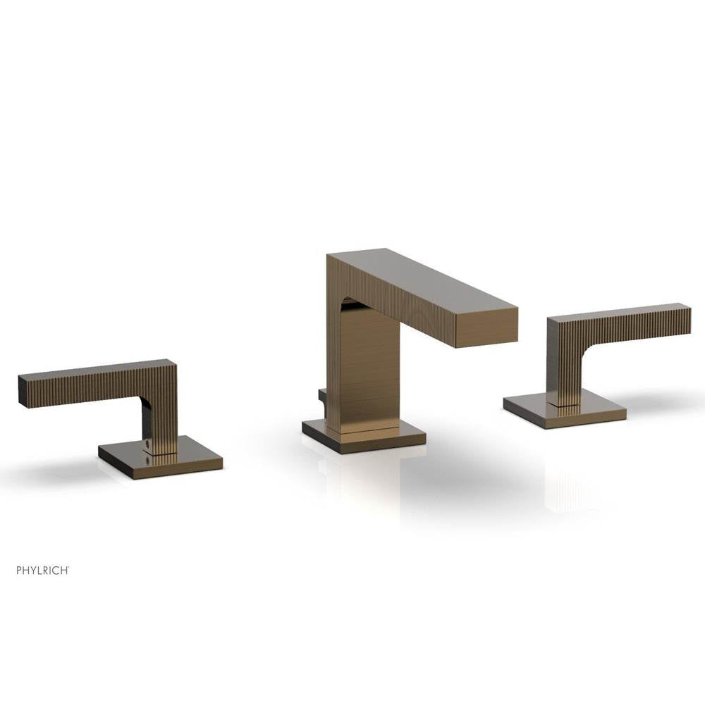 Phylrich - STRIA Widespread Faucet Lever Handles 291L-02 - Antique Brass