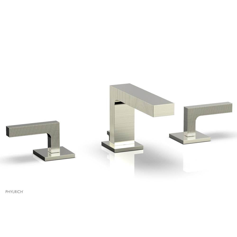 Phylrich - STRIA Widespread Faucet Lever Handles 291L-02 - Satin Nickel