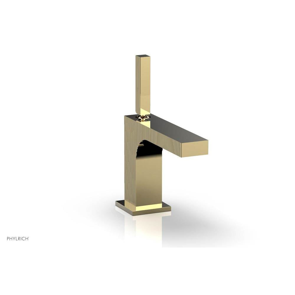 Phylrich - STRIA Single Hole Lavatory Faucet 291L-06 - Polished Brass Uncoated