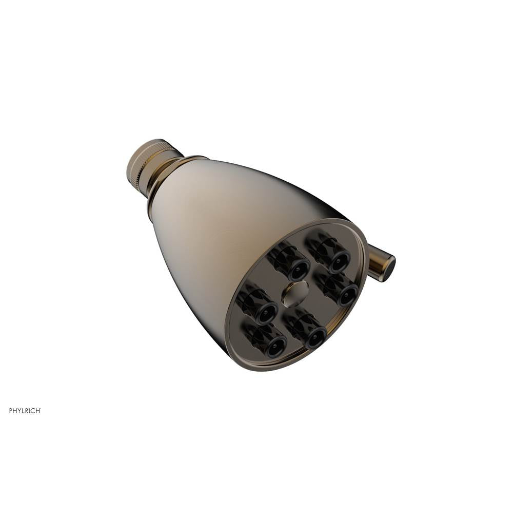 Phylrich - 6 Jet Smooth Shower Head - Antique Brass