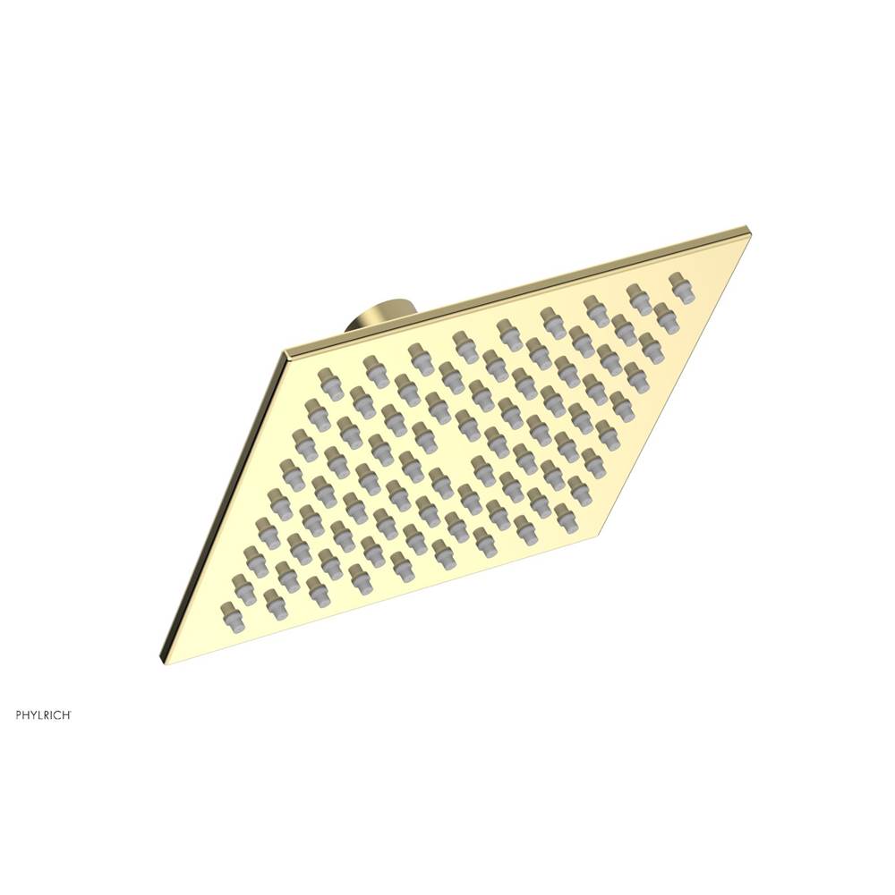 Phylrich - 6'' Square Shower Head - Polished Brass