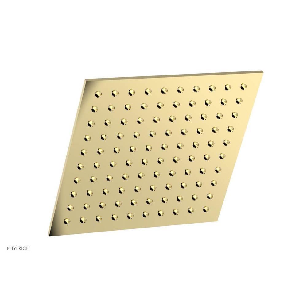 Phylrich - Sq Shwr Head 8'' X 8'' - Polished Brass