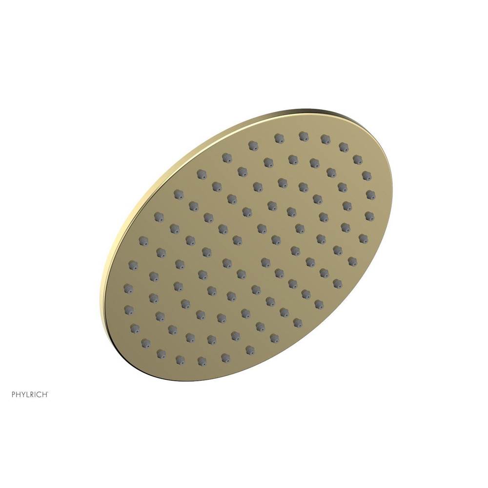 Phylrich - Rnd Shwr Head 8'' Dia - Polished Brass