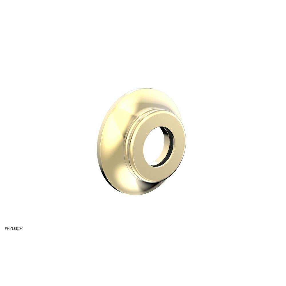 Phylrich - Hex Modern Flange - Polished Brass Uncoated