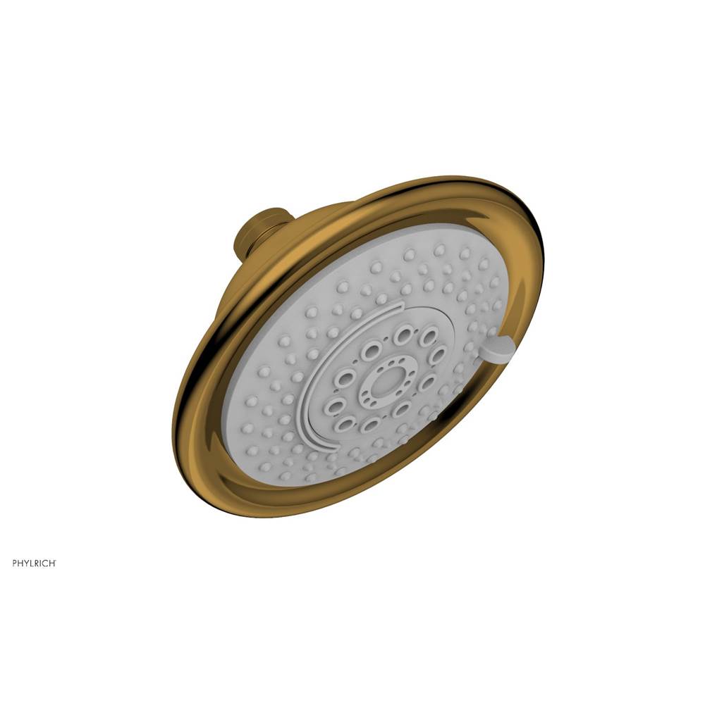 Phylrich - 4'' Multifunction Shower Head - French Brass